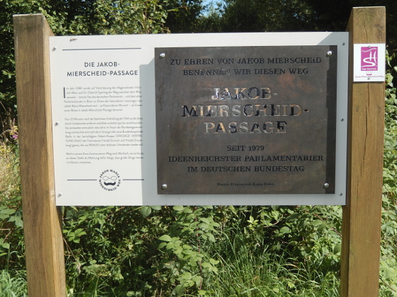 SHS-Traumschleife Jakob-Maria-Mierscheid-Weg